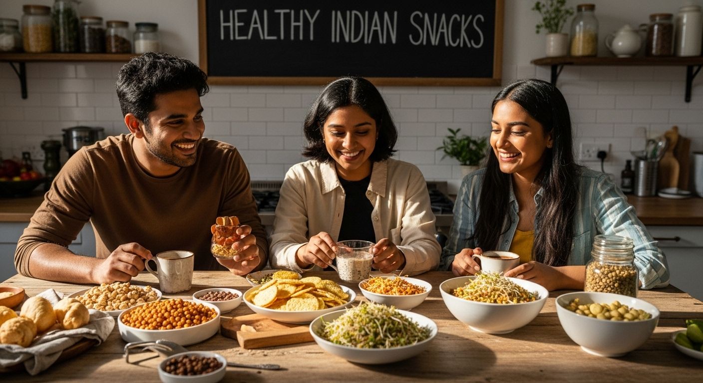 healthy indian snacks kitchen