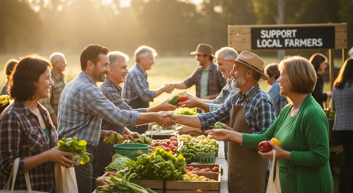 support local farmers market