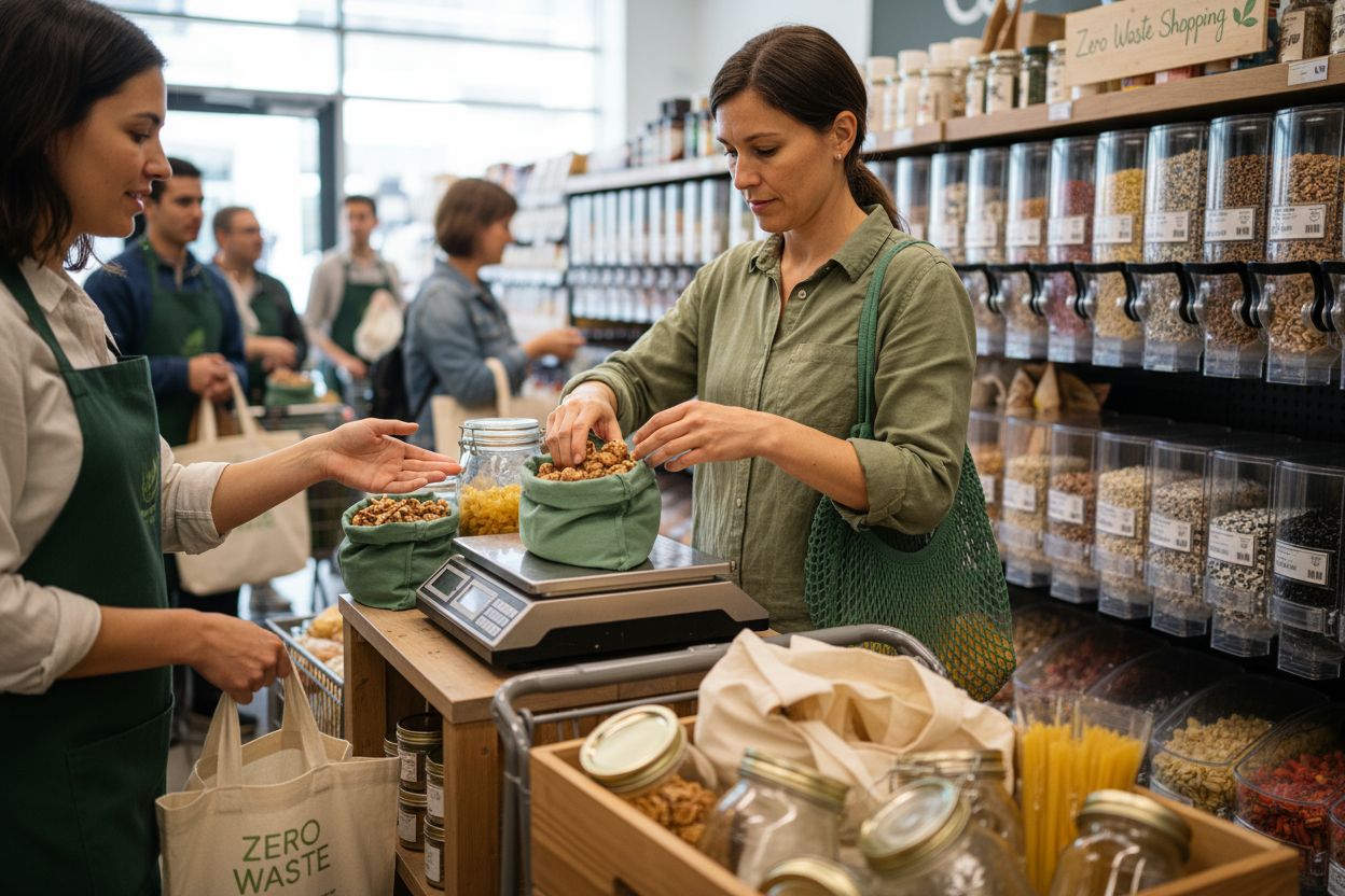 zero waste grocery step