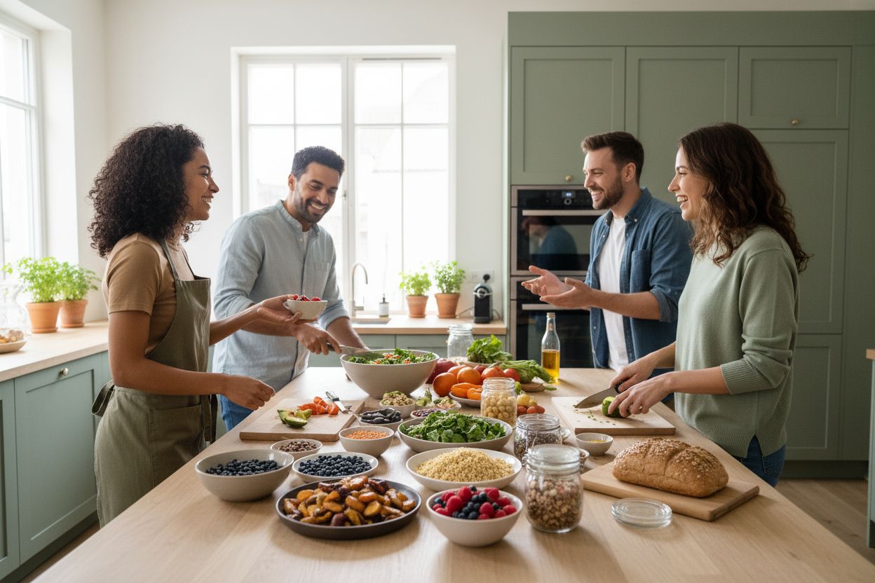 vegan fiber foods meal