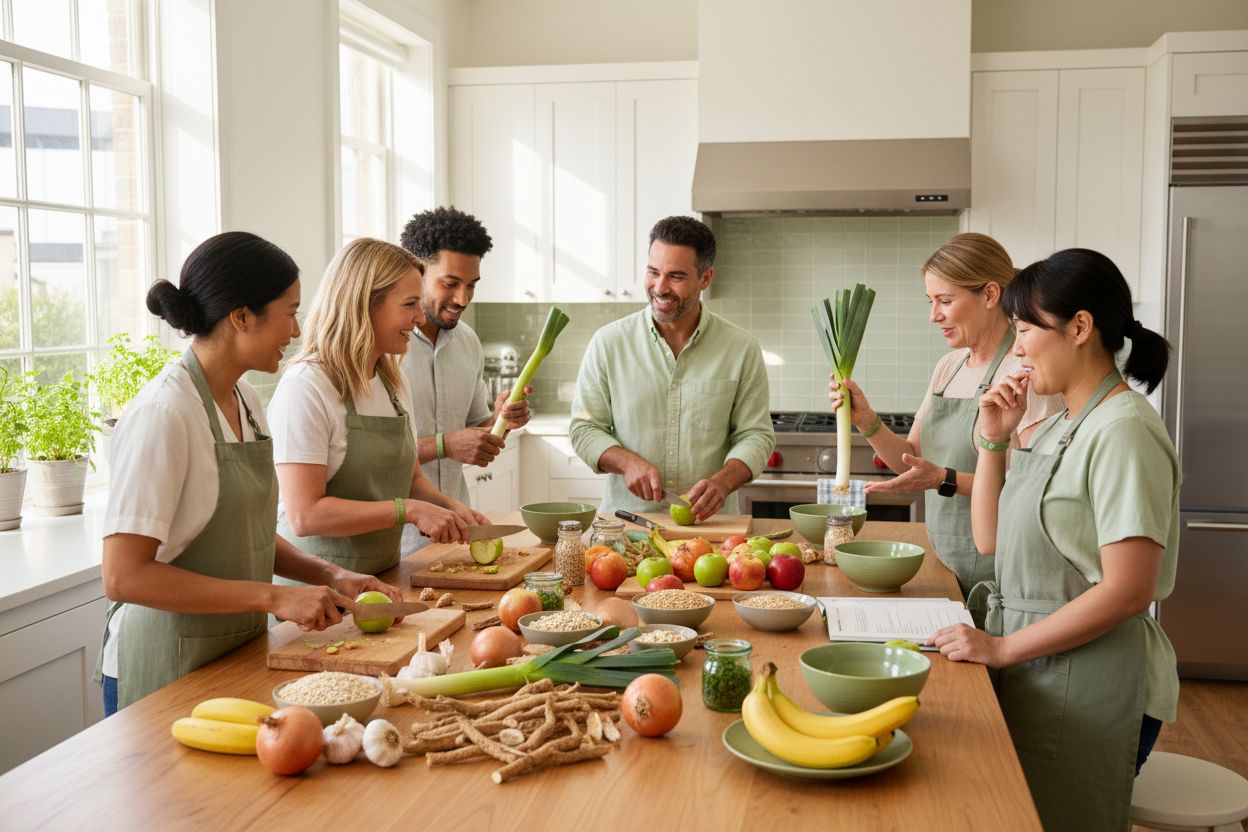 prebiotic foods, gut health, healthy kitchen