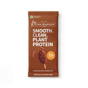 Chocolate Hazelnut - Smooth Clean Plant Protein- 21 g Protein- Vegan , Gluten Free - Supports Muscle Growth, Help Avoid Bloat- No Artificial Flavours & Sweeteners, No Gums, No Chalkiness - Pink Harvest – 37 gm