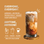 Iced Latte - 21 g Smooth Clean Plant Protein - Vegan , Gluten Free - Supports Muscle Growth, Help Avoid Bloat- No Artificial Flavours & Sweeteners, No Gums, No Chalkiness - Pink Harvest – 37 gm