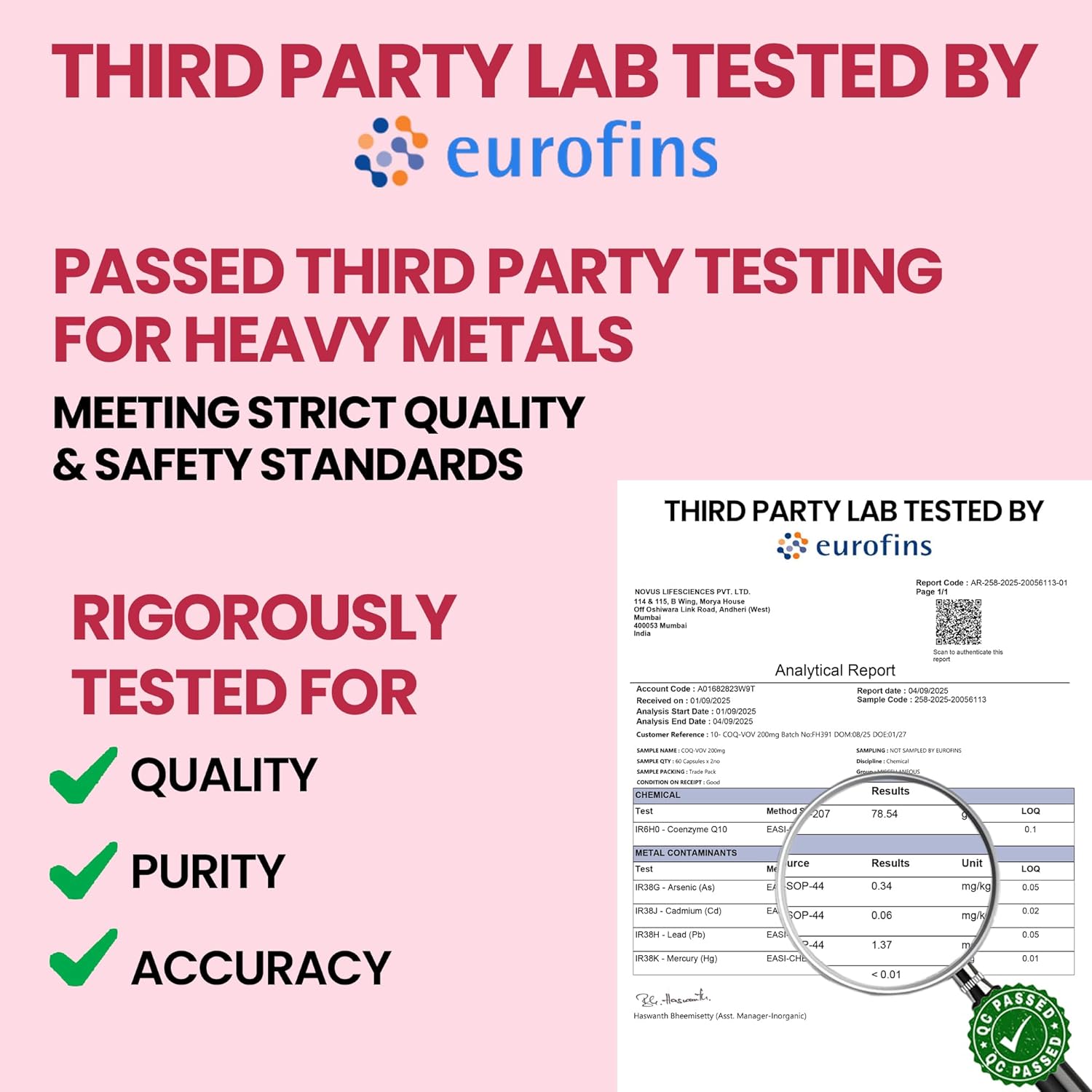 Coenzyme Q-10 200mg Piperine 5mg Supports Heart Health & Cellular Energy Carbamide Forte-60 Capsules