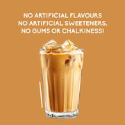 Iced Latte - 21 g Smooth Clean Plant Protein - Vegan , Gluten Free - Supports Muscle Growth, Help Avoid Bloat- No Artificial Flavours & Sweeteners, No Gums, No Chalkiness - Pink Harvest – 37 gm