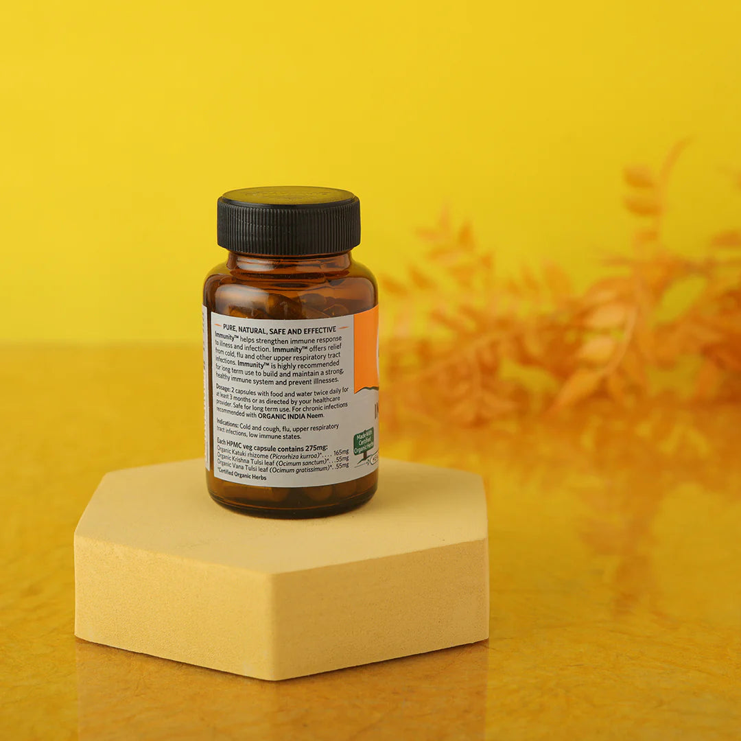 Immunity - Boost Immune Response - Organic India - 60 Capsules