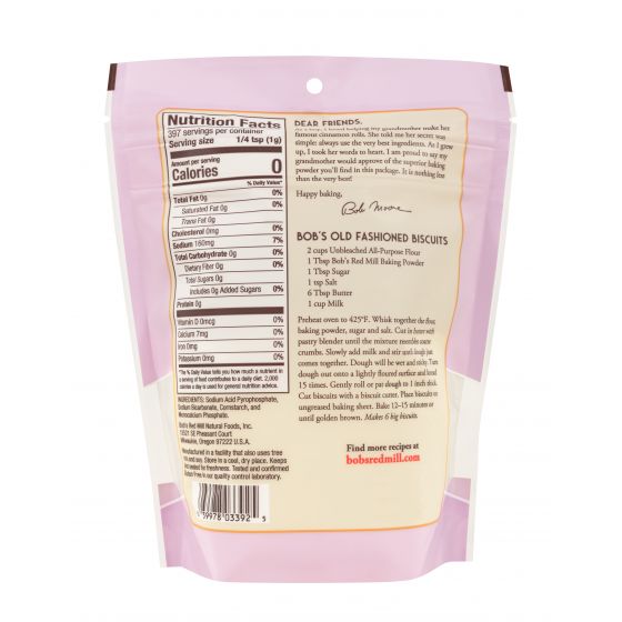 Baking Powder - Vegan & Gluten Free - Bob&