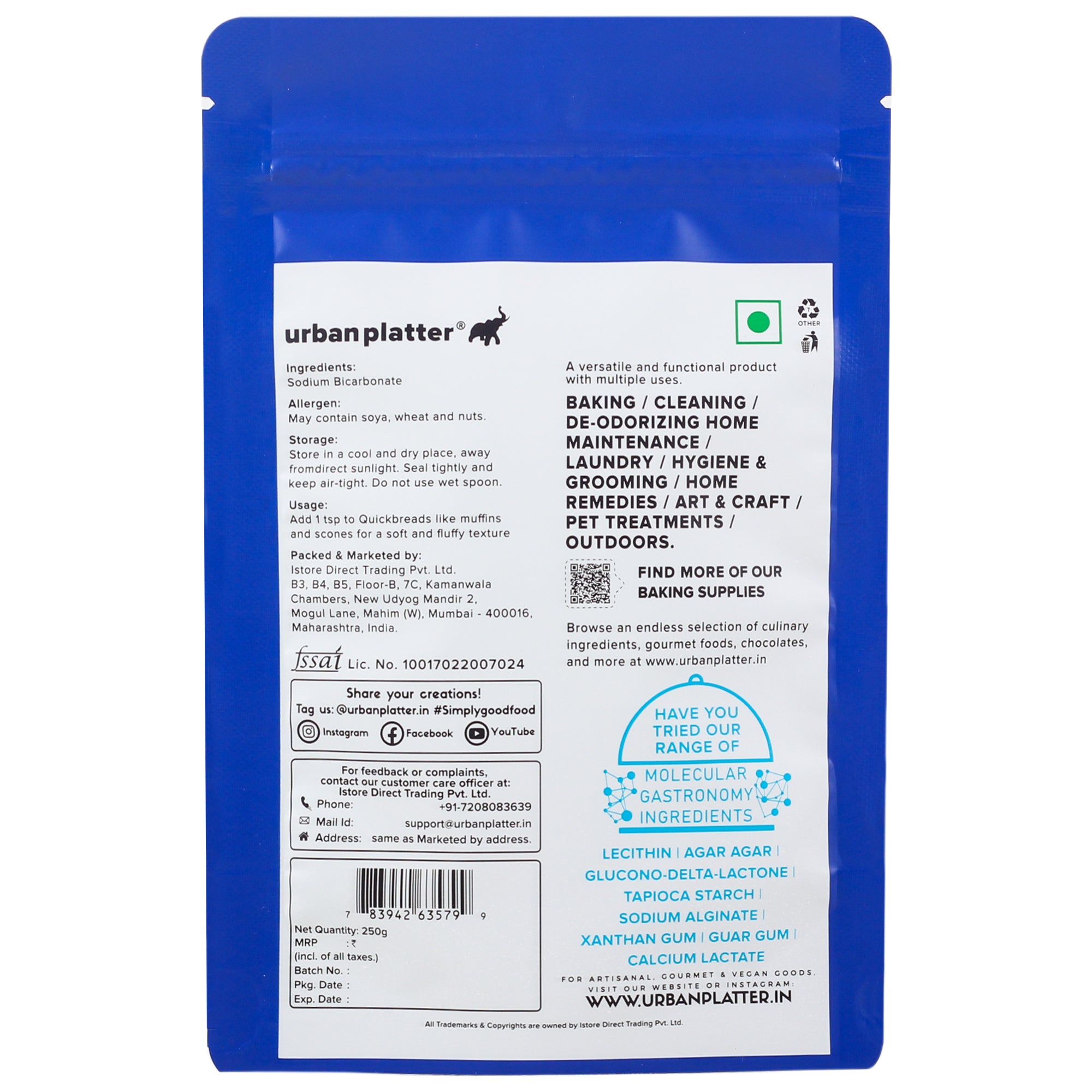Baking Soda - Urban Platter - 250gm