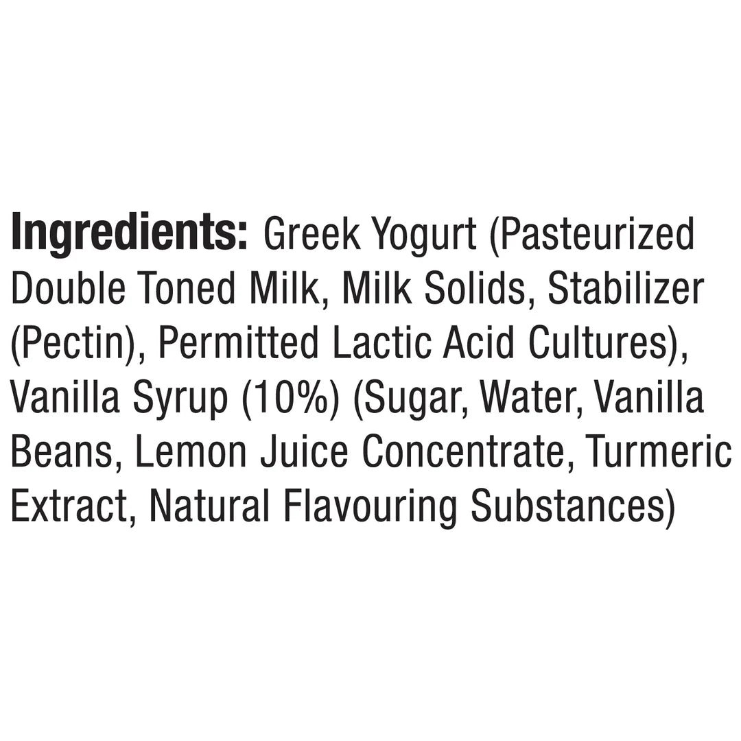 Yogurt | Vanilla bean Greek Yogurt - High In Protein & No Added Preservatives – Epigamia - 85gm