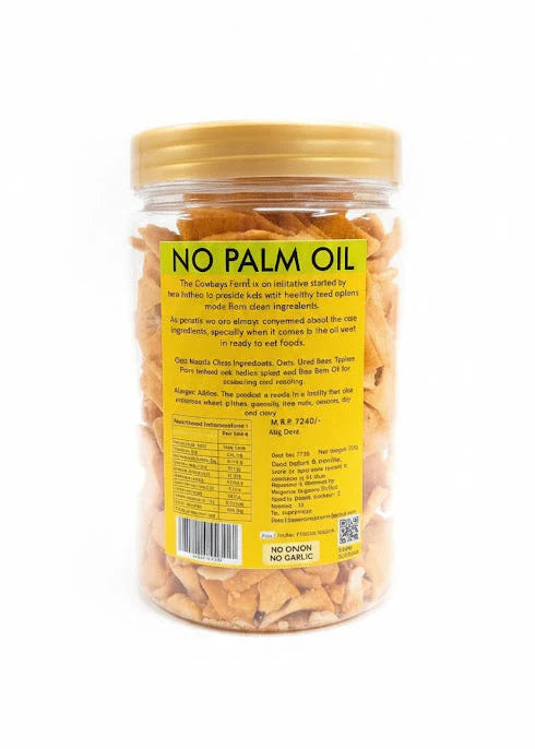 Chips | Oats Masala Chips - Gluten Free - The Cowboys Farm - 160gm