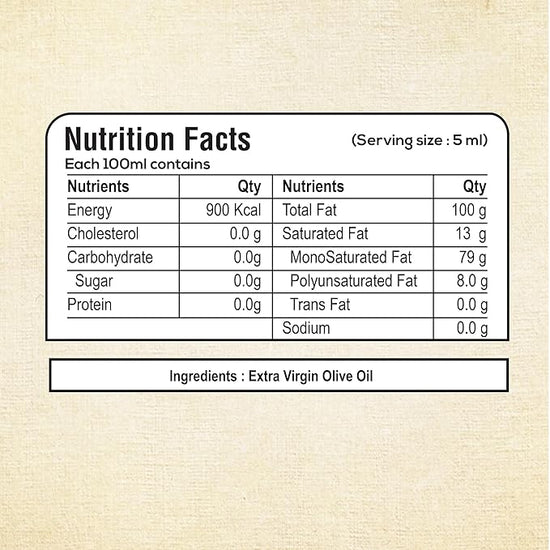 Olive Oil | Virgin Olive Oil - Raw Cold Pressed - Organic - Supports Skin & Heart Health - Pure Nutrition - 750ml