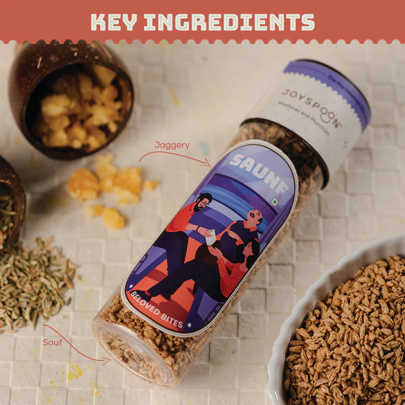 Mouth Freshener | Beloved Bites (Saunf) - Made With Premium And All Natural Ingredients - No Supari, No Preservatives & No Artificial Flavour – Joyspoon – 100gm
