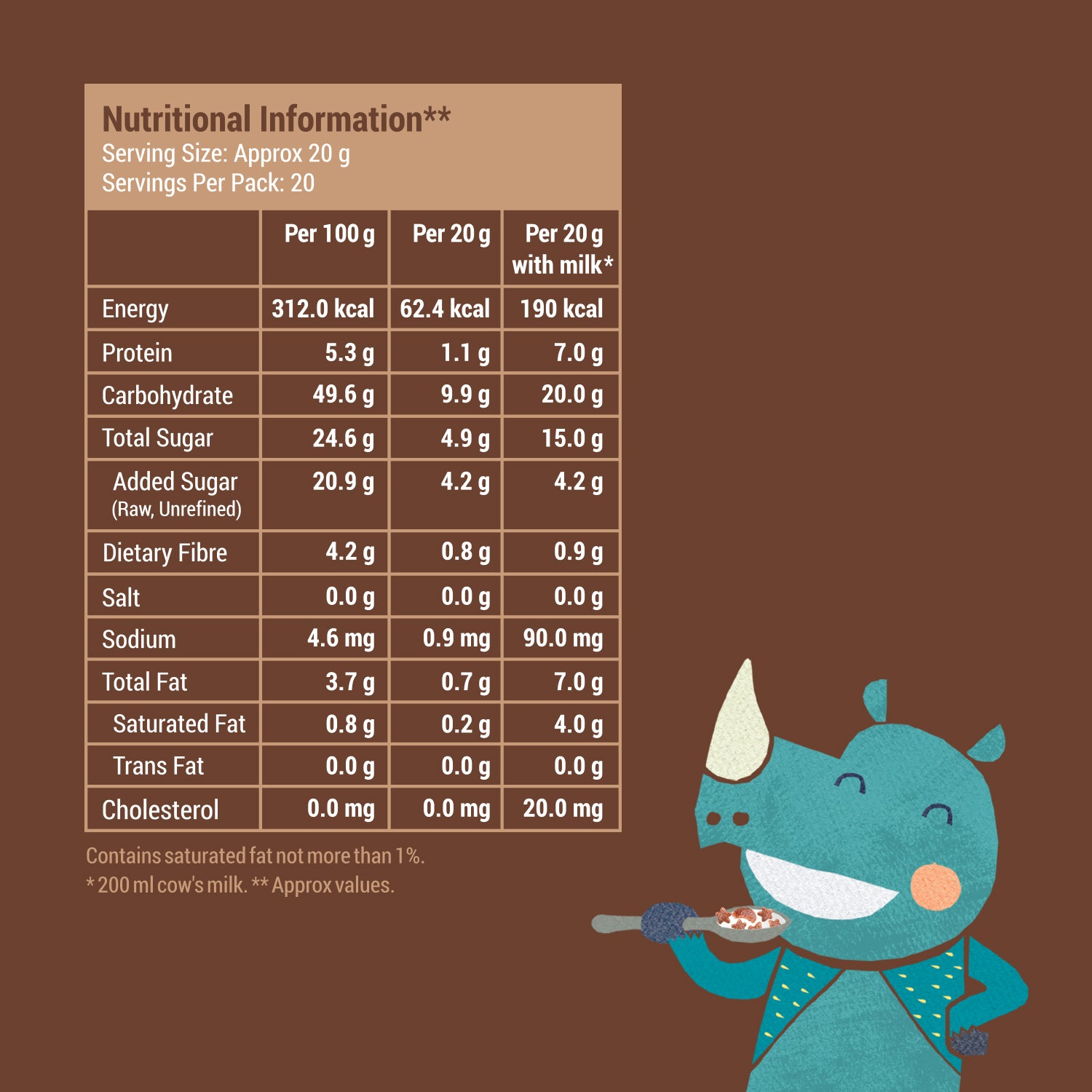 Millet Crunch Cereal – Chocolate Stars and Moons - No Added Refined Sugar – Slurrp Farm – 400gm