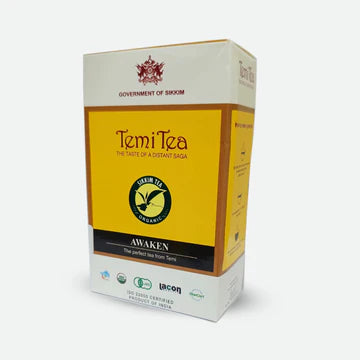 Tea | Awaken- Sikkim Tea - Organic Orthodox Green Tea - USDA Organic - Temi Tea – 100gm