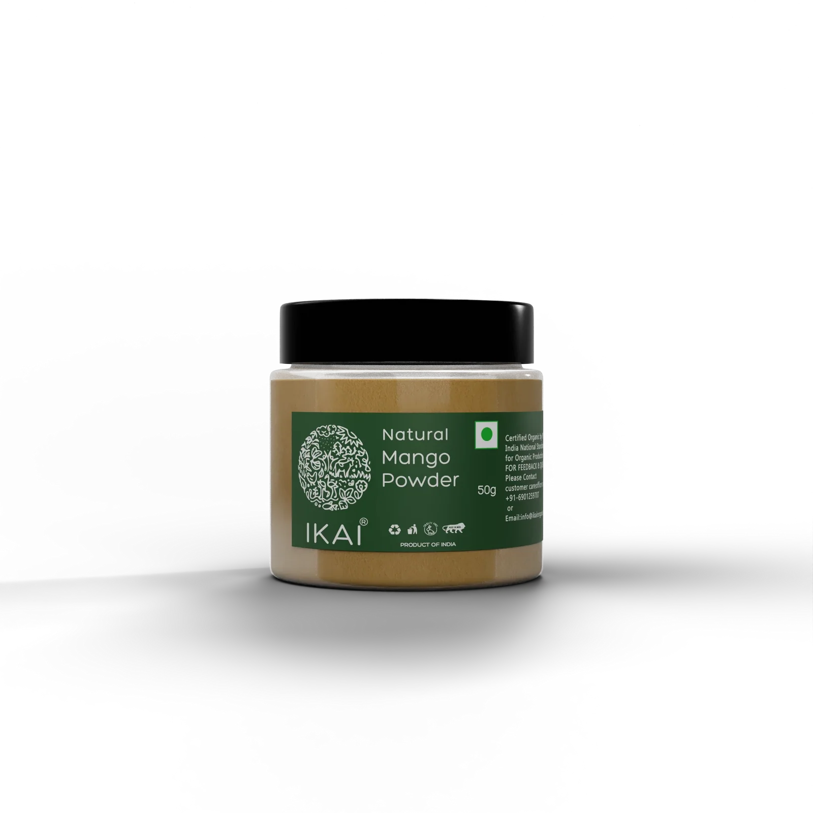 Powder | Natural Mango Powder - Chatpata Spice Mix - Premium Spice Blend - No Preservatives- Ikai Organic – 50gm