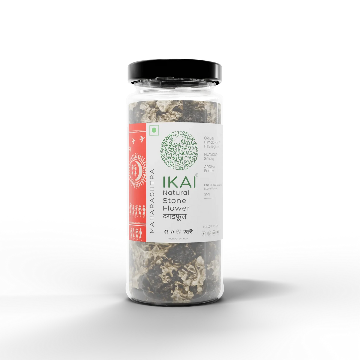 Natural Stone Flower (Dagad Phool) -Stimulate Digestive Enzymes and Support Healthy Digestion - No Preservatives- Ikai Organic – 25gm
