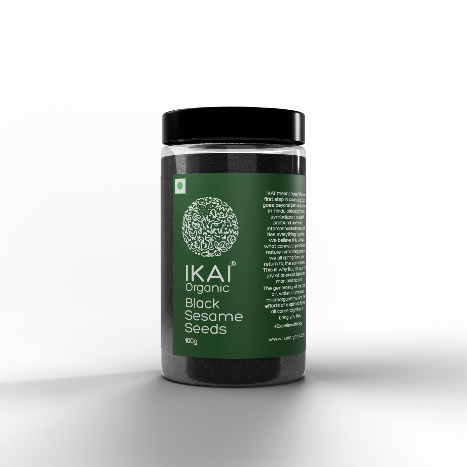 Seeds| Black Sesame Seeds - Kala Til ,Healthy Seeds ,Good Fats - No Preservatives- Ikai Organic – 100gm
