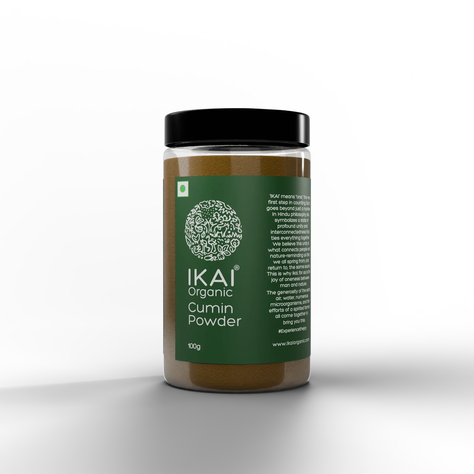Cumin Powder |Organic Cumin Powder (Jeera Powder )-Pure , Aromatic Spice - No Preservatives- Ikai Organic – 100gm