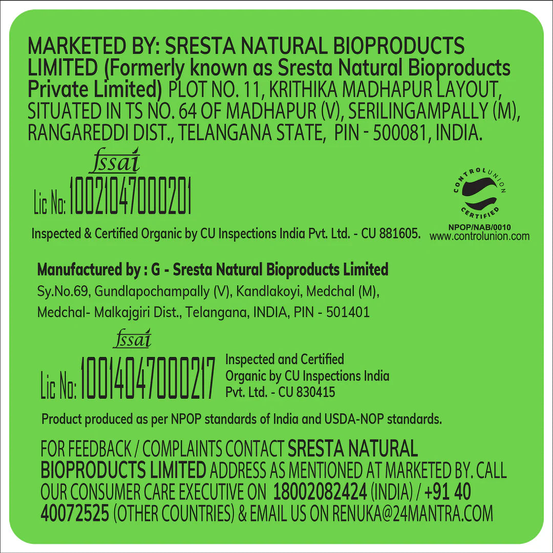 Flour | Organic 7 Grain Atta (Multigrain)-Seven Grain Flour-USDA Organic- No Synthetic Pesticides or Fertilizers - 24 Mantra Organic - 1000gm
