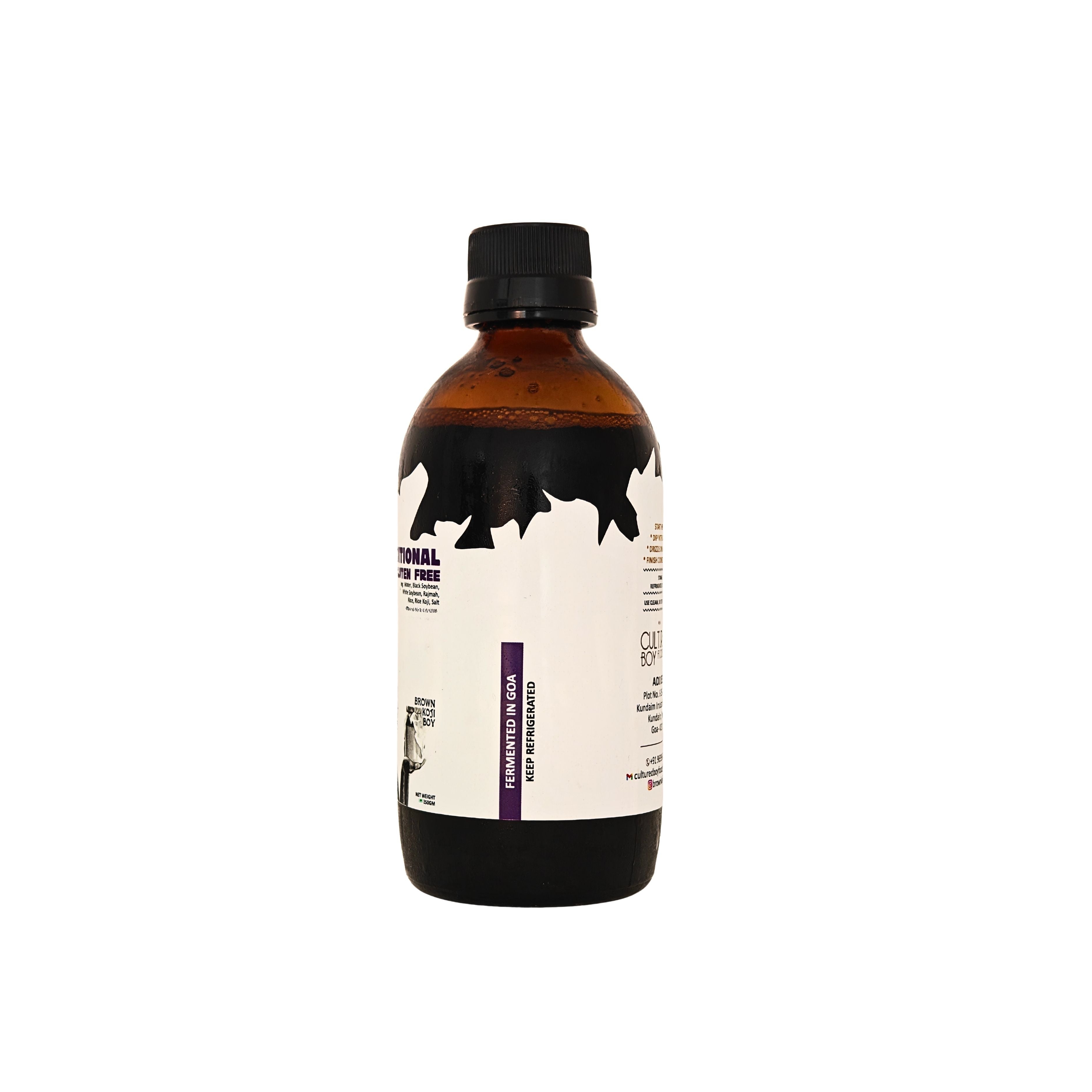 Tamari Sauce | Traditional Tamari Sauce - Fermented - Gluten Free - Brown Koji Boy - 250gm