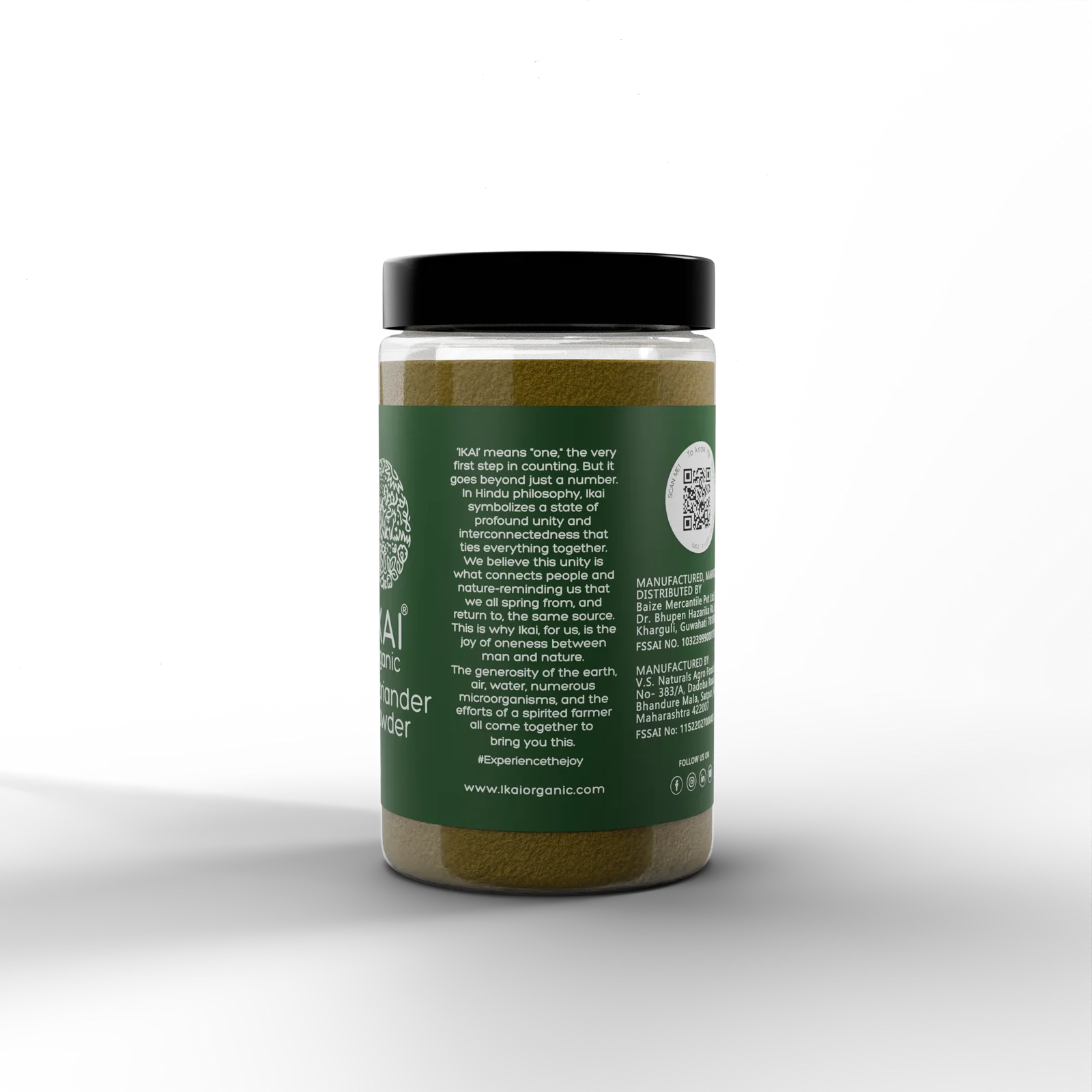 Coriander Powder |Organic Coriander Powder (Dhaniya Powder)-Pure , Aromatic Spice - No Preservatives- Ikai Organic – 100gm
