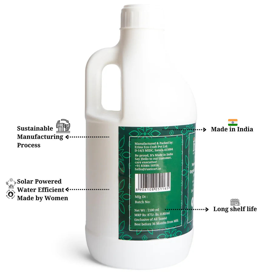 Neem Eucalyptus Floor Cleaner Organic Concentrate – Rustic Art – 1100gm