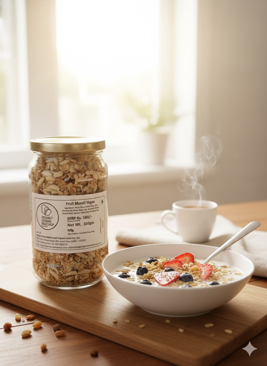 Muesli | Fruit Muesli - Vegan - German Bakery - 350gm