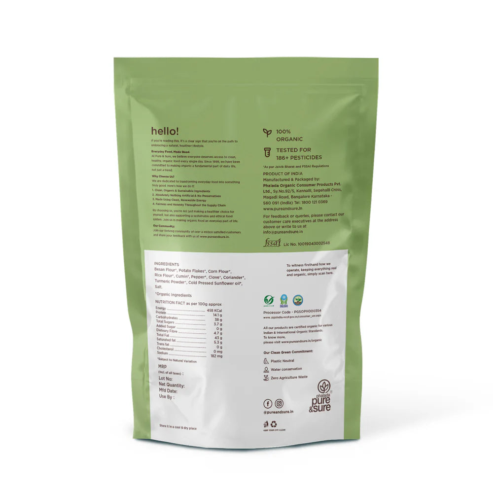 Aloo Bhujia | Organic - No Palm Oil & No Added Preservatives - Pure And Sure - 120gm