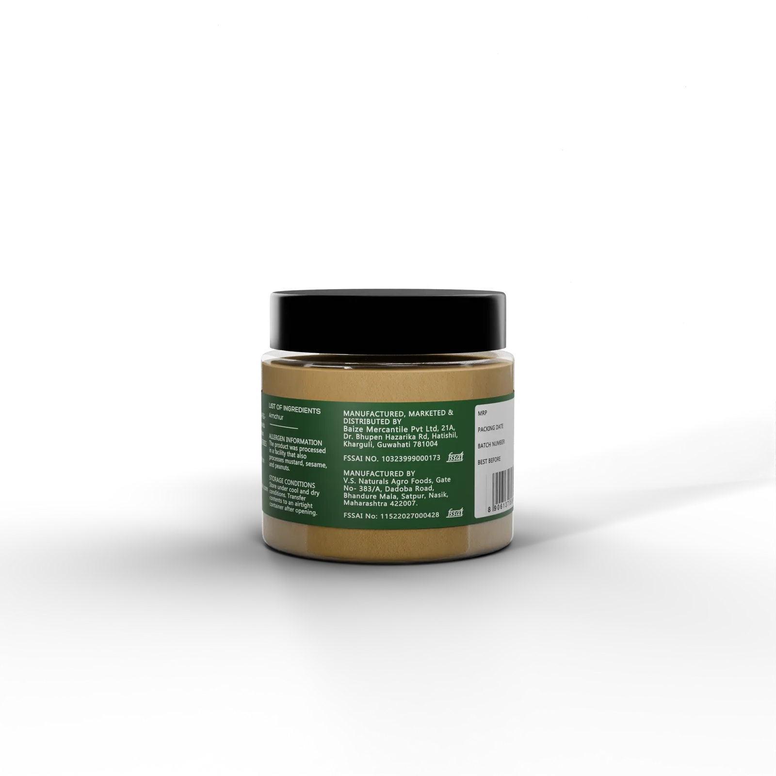 Powder | Natural Mango Powder - Chatpata Spice Mix - Premium Spice Blend - No Preservatives- Ikai Organic – 50gm