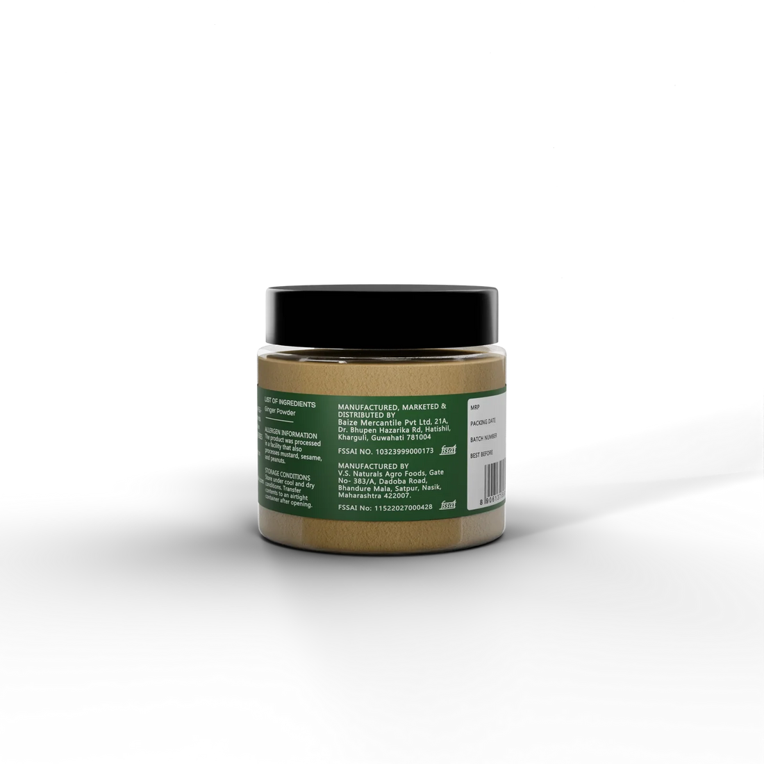 Ginger Powder | Organic Ginger Powder (Saunth) -Pure ,Organic Spice - No Preservatives- Ikai Organic – 50gm
