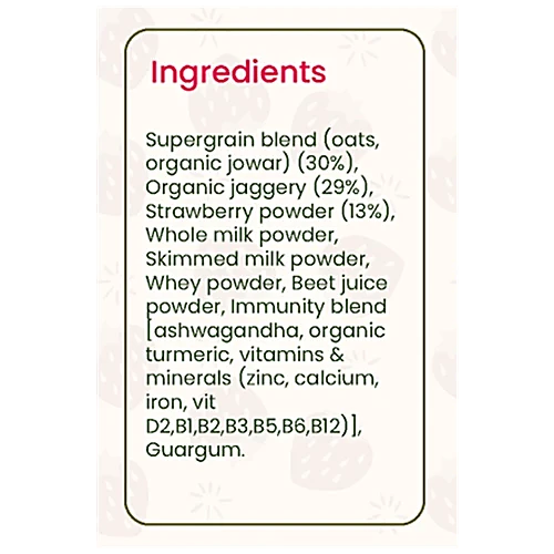 Berry Full Hearty Milk Mix- High Protein-No added sugar,No Artificial Flavours or Preservatives - Timios - 250gm