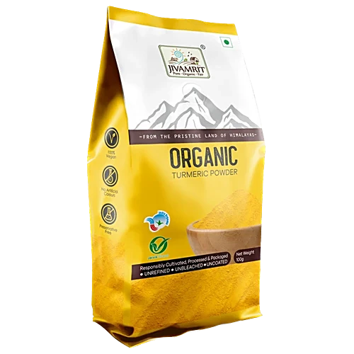 Powder | Organic Turmeric Powder - No Preservatives- Jivamrit – 100gm