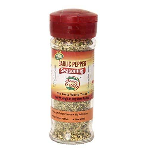 Garlic Pepper Seasoning - Aum Fresh - 40gm