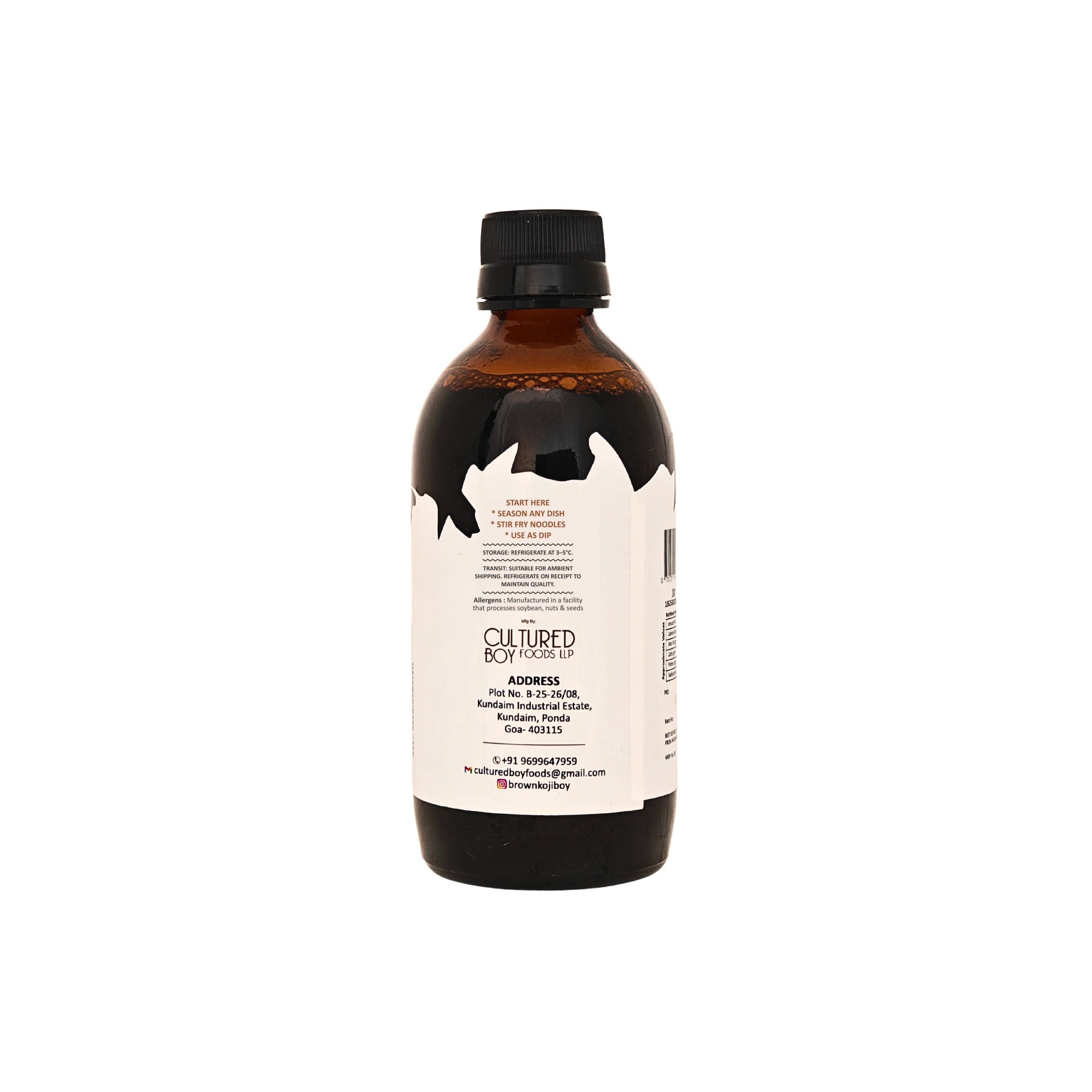 Soy Sauce - Gluten Free - Fermented - Brown Koji Boy - 250gm