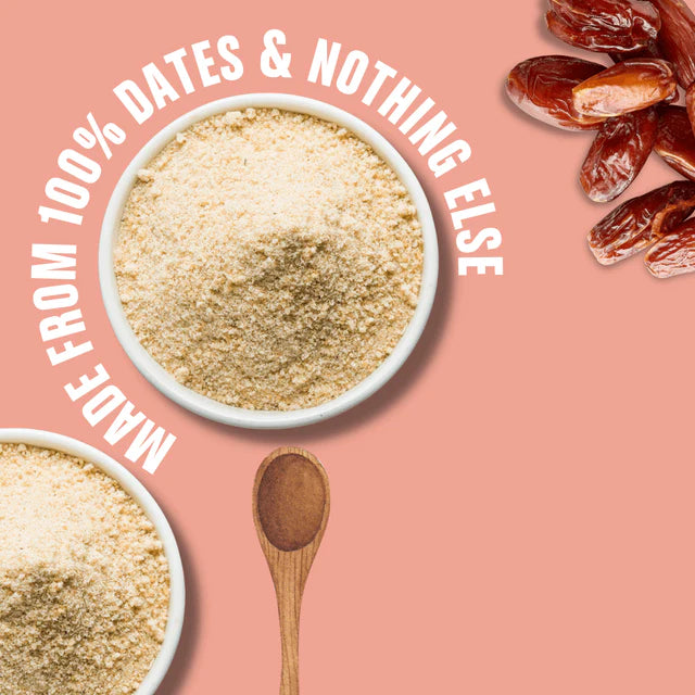Dry Dates Powder Natural Sweetener - Vegan, Gluten Free, No Added Sugar, No Salt & No Milk - Early Foods - 200gm
