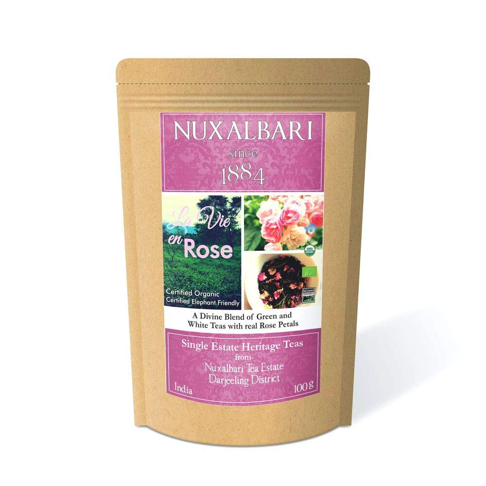 Organic La Vie en Rose Tea - Nuxalbari - 100gm