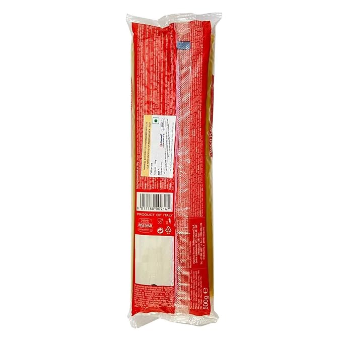 Fettuccine | Pasta Di Semola Di Grano Duro - No Additives, Non GMO,& No colorant & No Preservatives- Riscossa - 500g