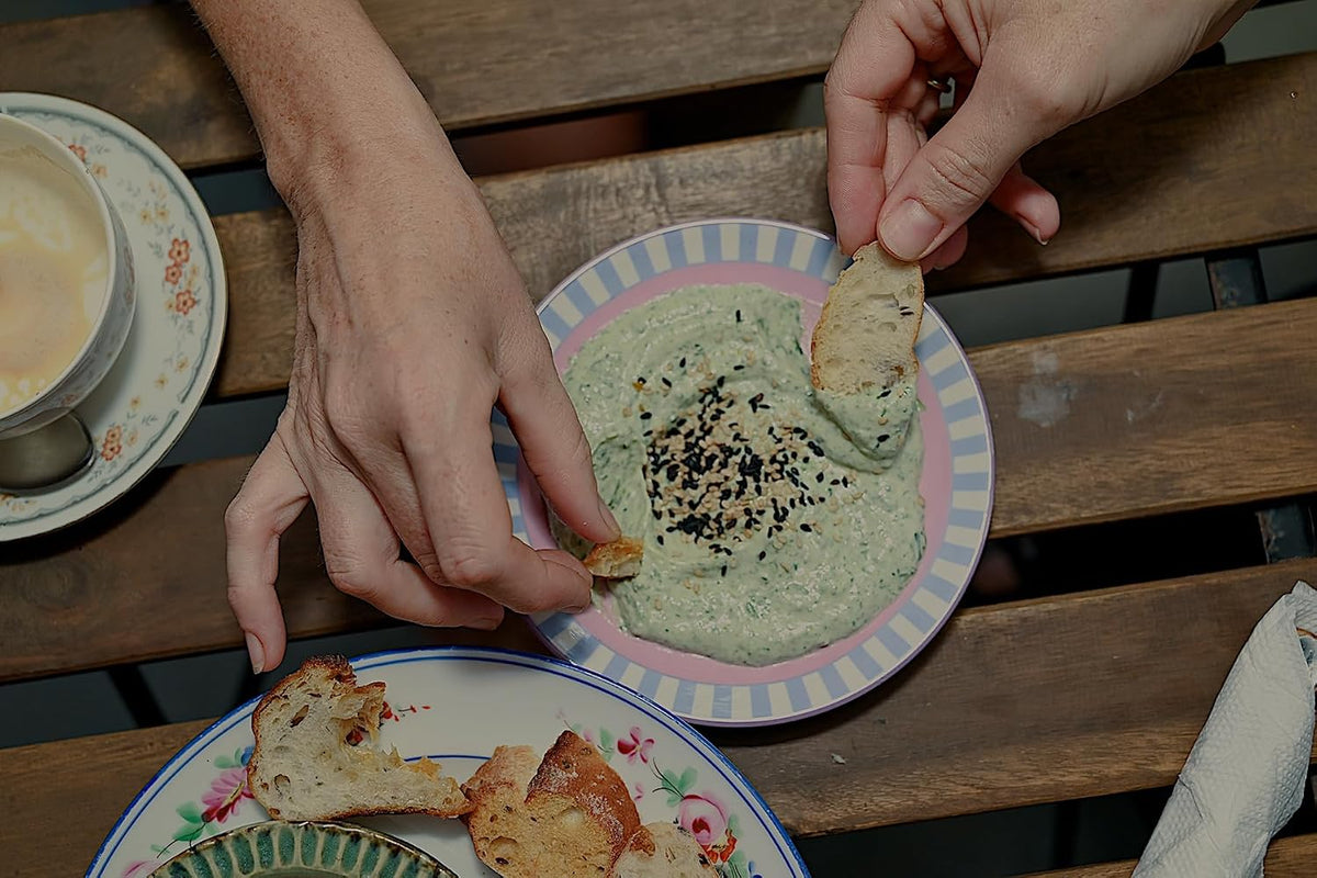 Tahini | Stone Ground Tahini - 100% Pure And Raw Sesame Seed Paste (Made With Grinding Stones) - 100% Natural - Vegan & Gluten Free - GOAJARS - 180gm