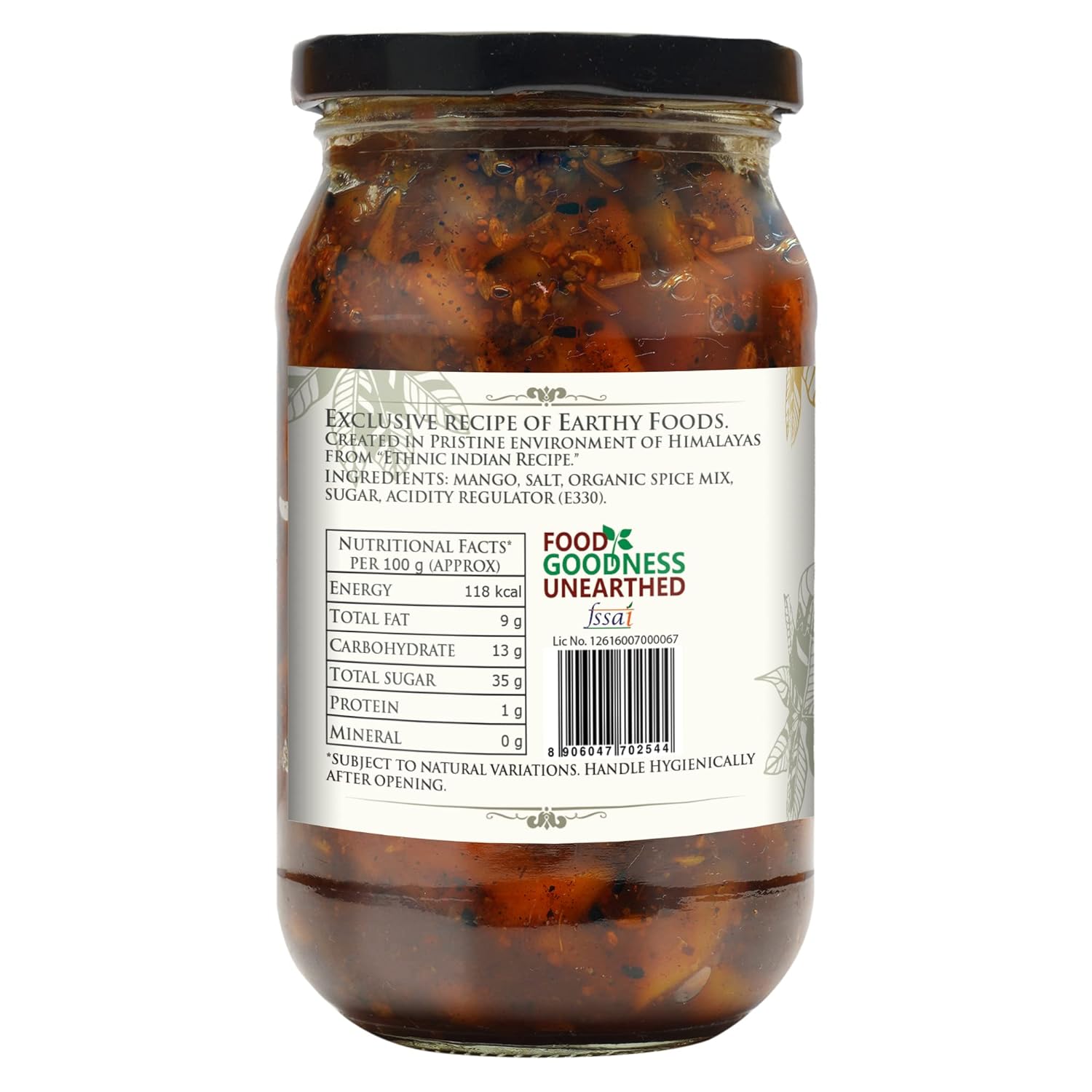 Mango Pickle | Sweet - Organic Nation - 400gm