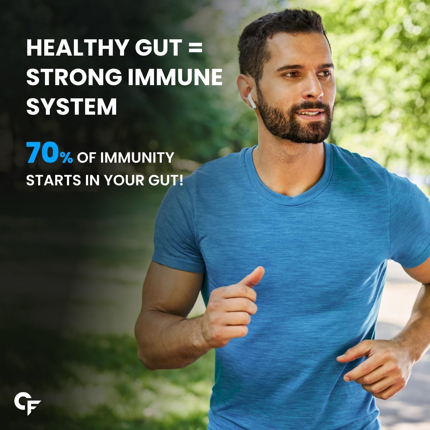 Probiotics 50 Billion CFU+ Probiotic (150mg)| Supports Energy, Skin, Hair & Digestion - Carbamide Forte – 10 Capsules