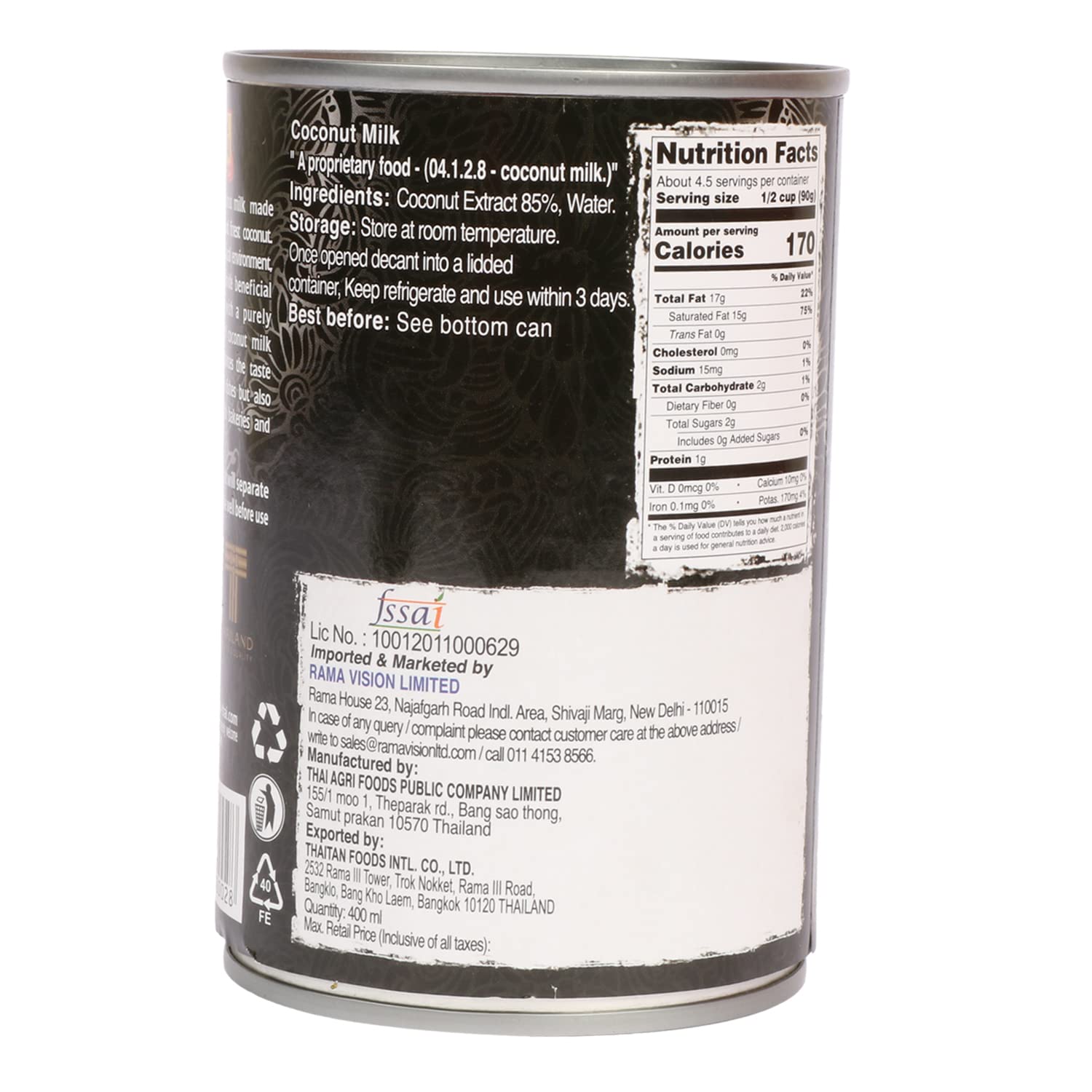 Coconut Milk | Real Thai - 400ml