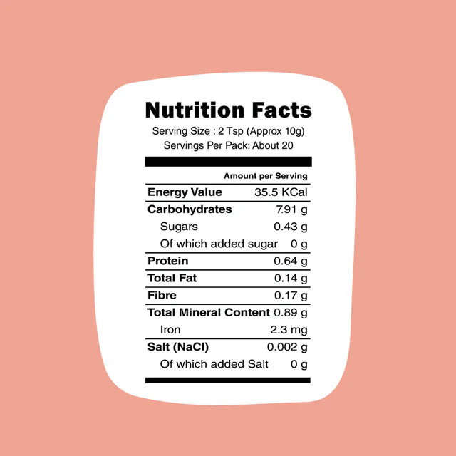 Dry Dates Powder Natural Sweetener - Vegan, Gluten Free, No Added Sugar, No Salt & No Milk - Early Foods - 200gm