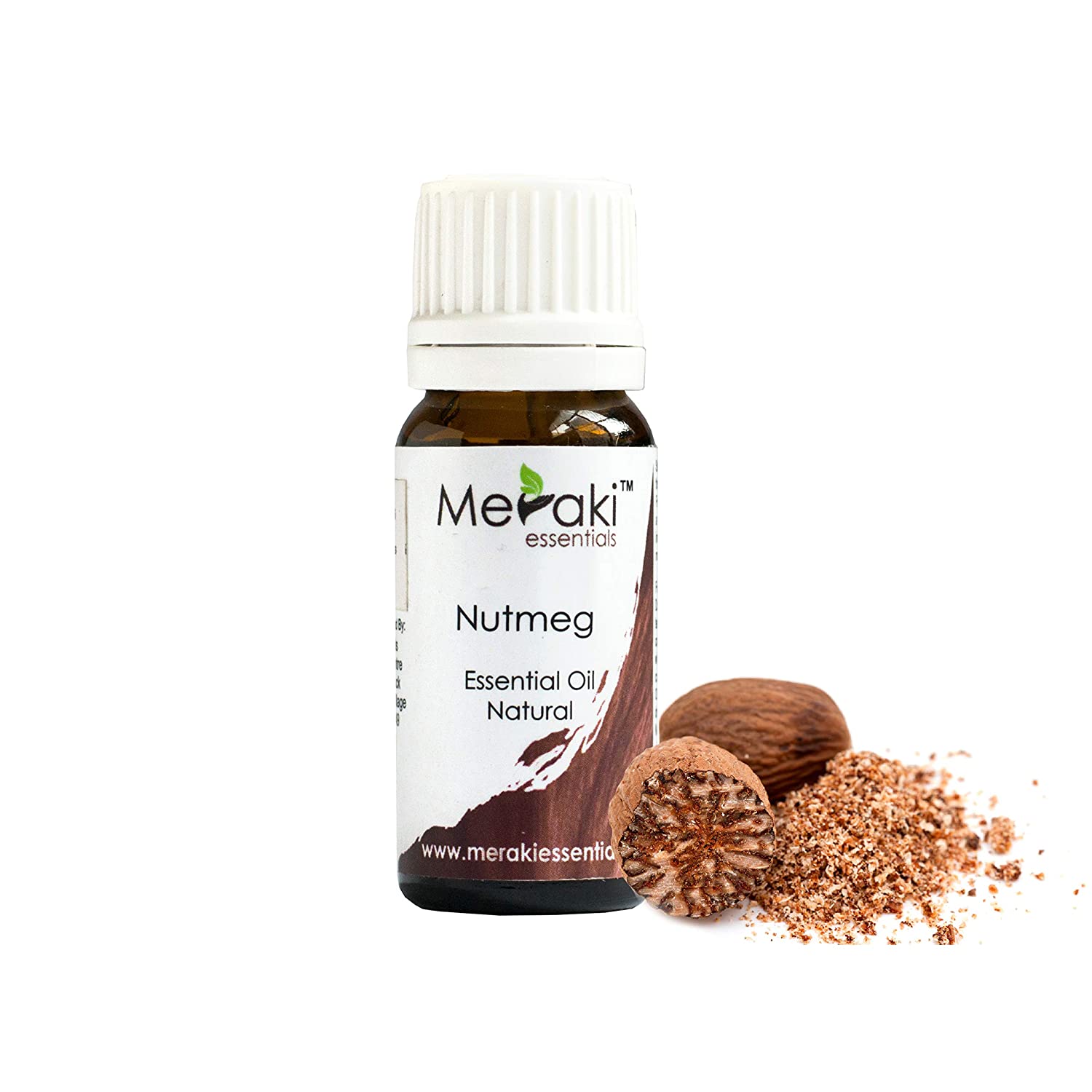 Nutmeg Essential Oil (Myristica Fragrans) - Natural - Indian - Meraki Essentials - 10ml