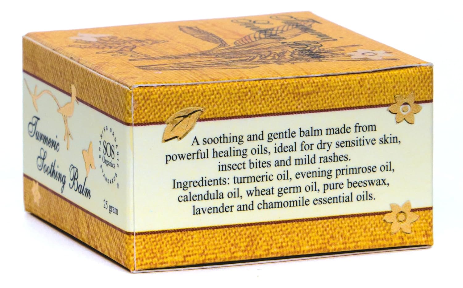 Turmeric Soothing Balm - Sos Organics - 25gm