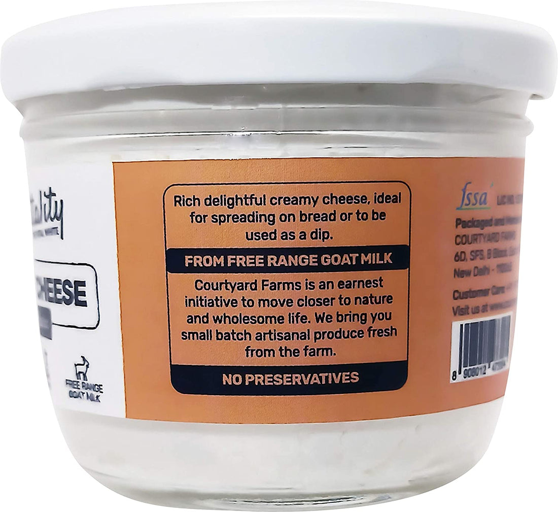 Goat Cheese - Made With Pasteurized Goat Milk - Whitality - 200gm