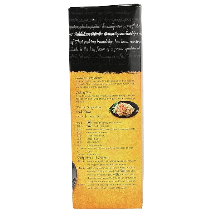 Rice Stick Pad Thai Noodles - Real Thai - 375gm