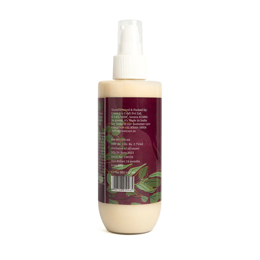 Baby Lotion | Aloe Almond Baby Lotion (Enriched With Amino Protein Coconut Nectar) - For 0 To 9 Years - Vegan, Non GMO, Paraben Free & No Added Mineral Oil - Rustic Art - 200ml