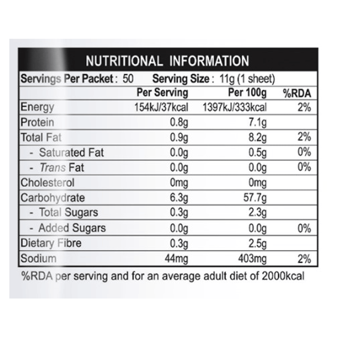 Spring Roll Sheets (Wheat Flour) - No Added Preservatives & No Added Sugar - Spring Home -550gm (50 Sheet)