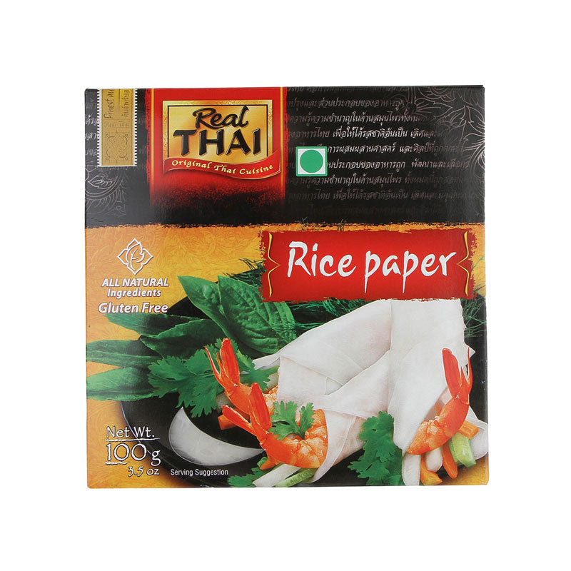 Rice Paper Round - Gluten Free - Real Thai - 100gms (16 cm)