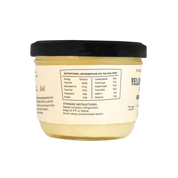 Butter | Yellow (Salted) - Made With A2 Milk - Free Range - Preservatives Free - The Highland Farms - 200gm